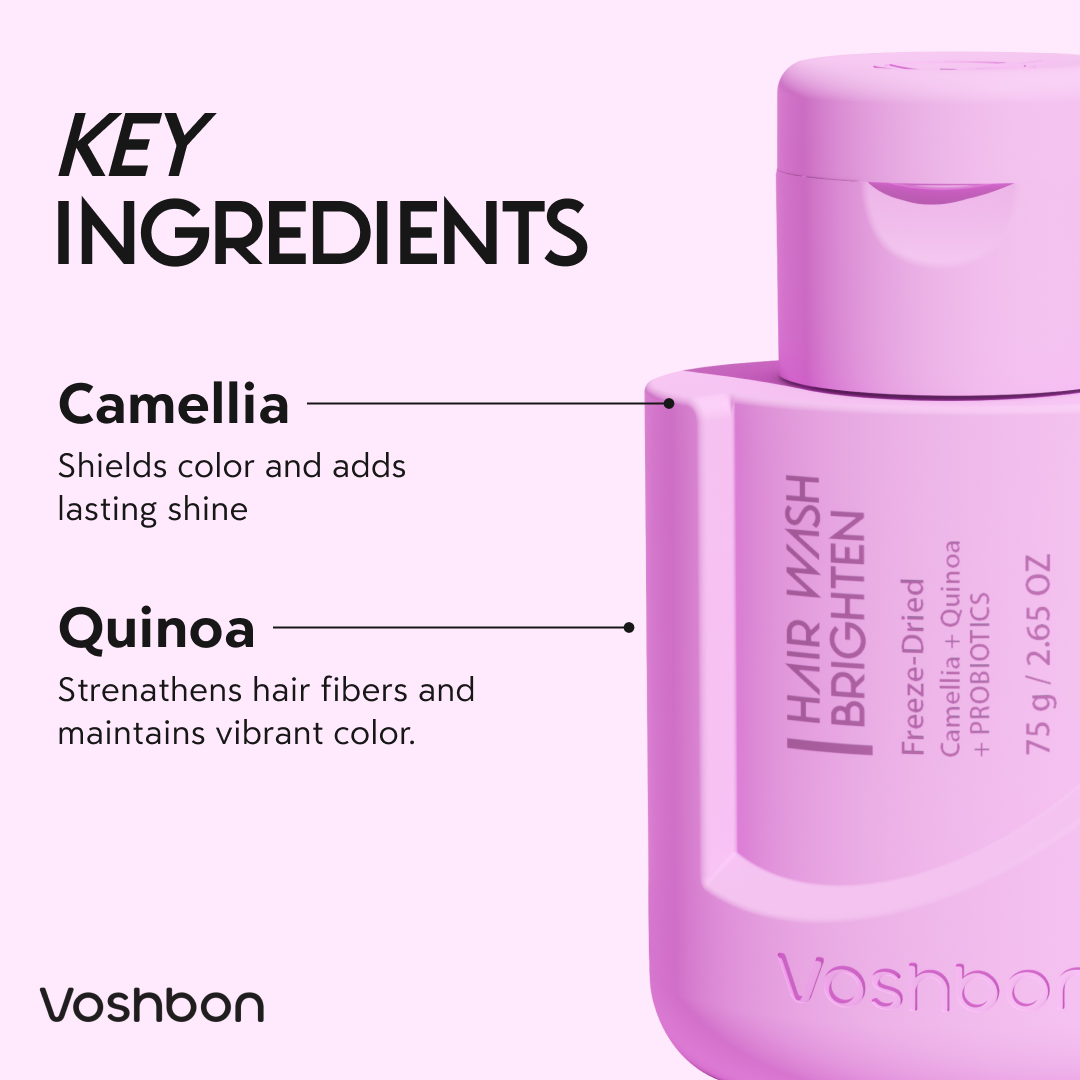 BRIGHTEN Freeze-Dried Hair Wash