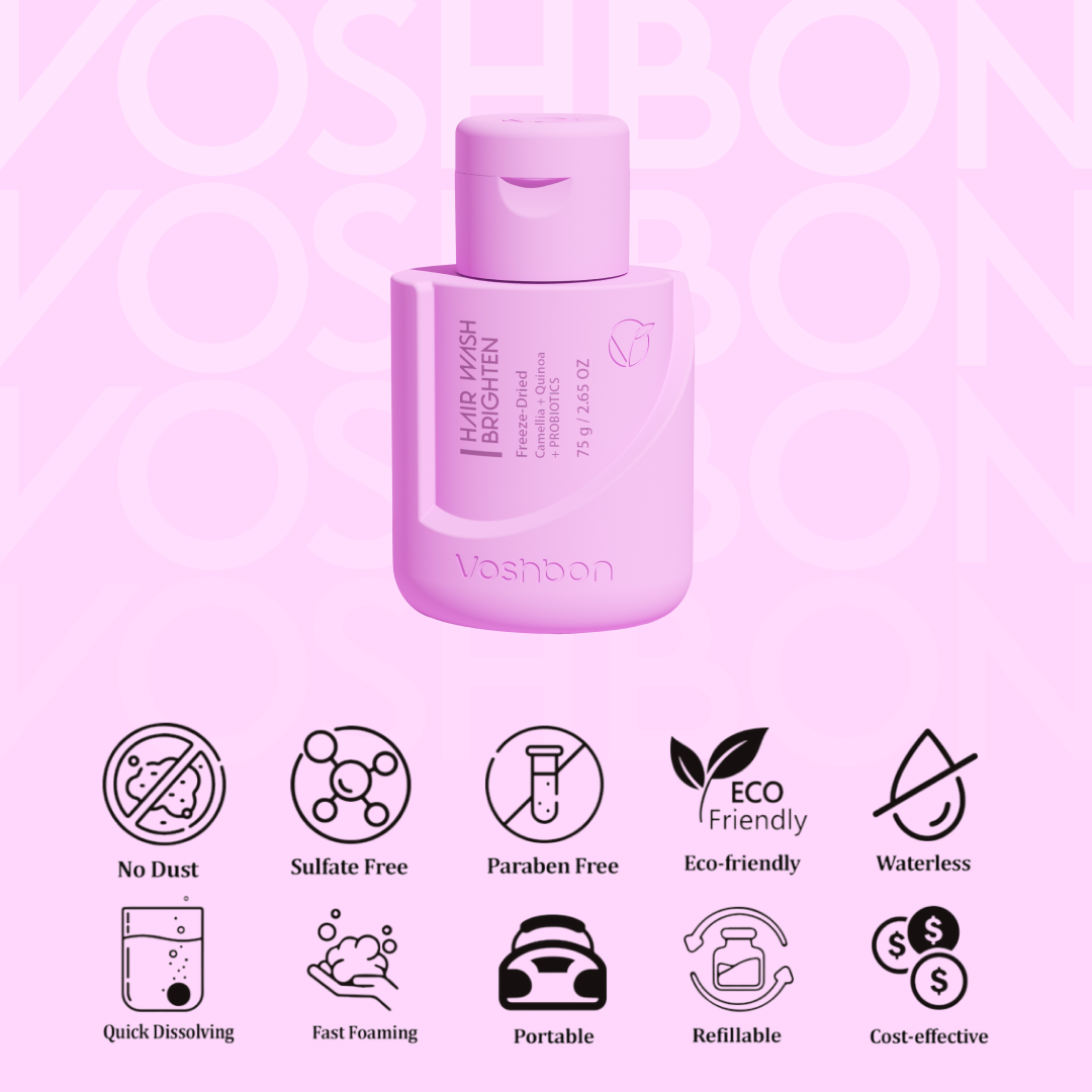 BRIGHTEN Freeze-Dried Hair Wash